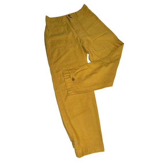 Gap Women’s Tapered Utility Pant Cotton Pockets Honey Gold 6 Casual Gorpcore - Picture 1 of 8